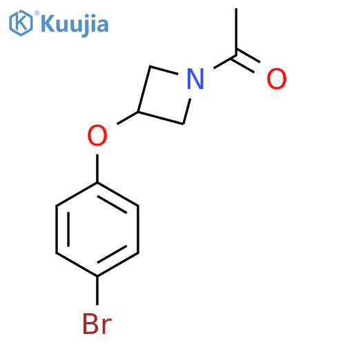 1-[3-(4-Bromophenoxy)azetidin-1-yl]ethanone structure