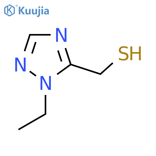 (1-Ethyl-1h-1,2,4-triazol-5-yl)methanethiol structure