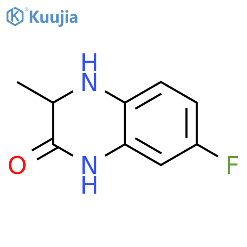 2(1H)-Quinoxalinone,7-fluoro-3,4-dihydro-3-methyl- structure
