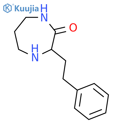 3-(2-Phenylethyl)-1,4-diazepan-2-one structure