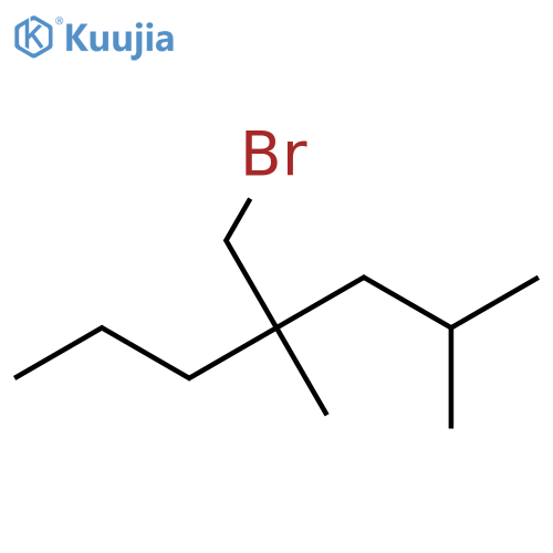4-(Bromomethyl)-2,4-dimethylheptane structure