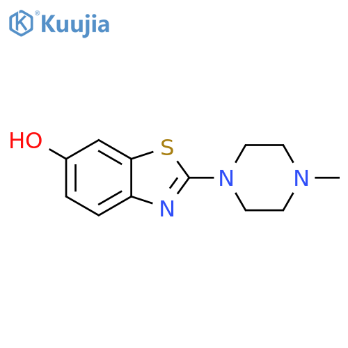 2-(4-METHYLPIPERAZIN-1-YL)-1,3-BENZOTHIAZOL-6-OL structure