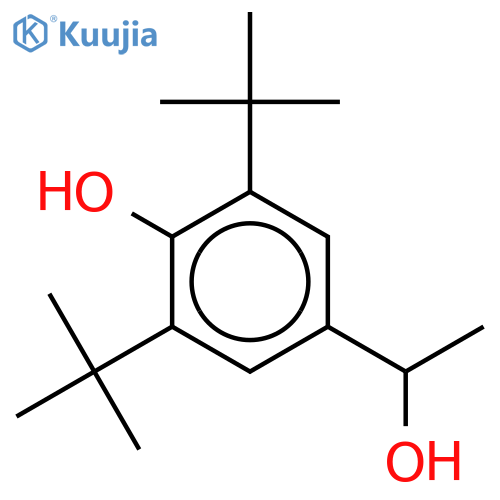 2,6-di-tert-Butyl-4-(1-hydroxyethyl)phenol structure