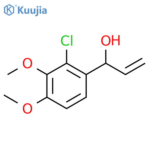 1-(2-chloro-3,4-dimethoxyphenyl)prop-2-en-1-ol structure
