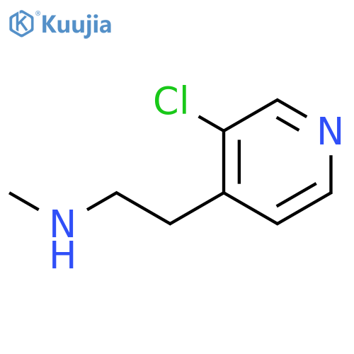 2-(3-chloropyridin-4-yl)ethyl(methyl)amine structure