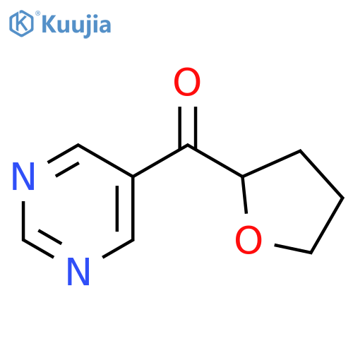 Pyrimidin-5-yl-(tetrahydro-furan-2-yl)-methanone structure