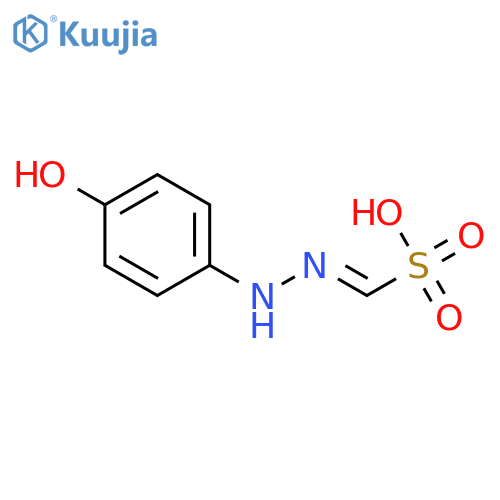 Methanesulfonic acid, [(4-hydroxyphenyl)amino]imino- structure