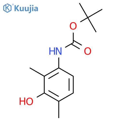 tert-butyl N-(3-hydroxy-2,4-dimethylphenyl)carbamate structure