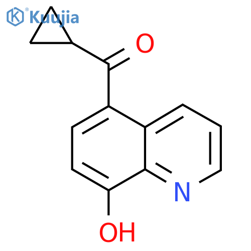 5-Cyclopropanecarbonylquinolin-8-ol structure