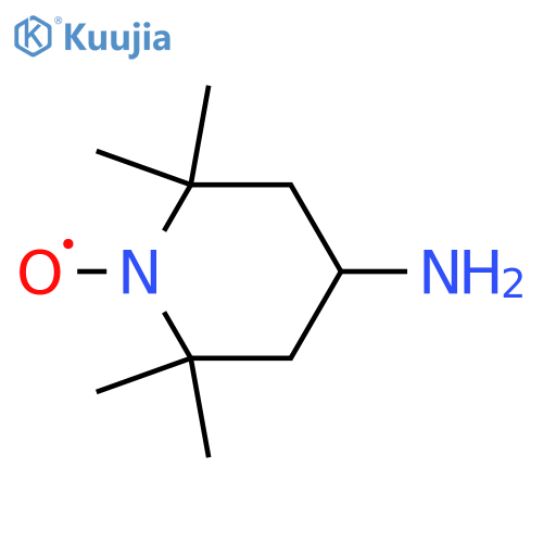4-Amino-2,2,6,6-tetramethylpiperidinyloxy structure