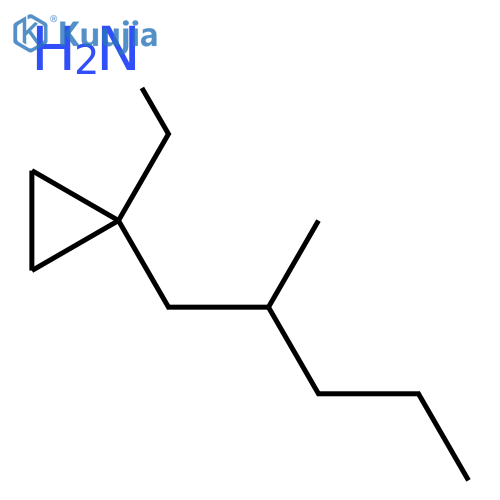 1-(2-methylpentyl)cyclopropylmethanamine structure
