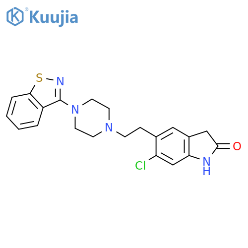 Ziprasidone structure
