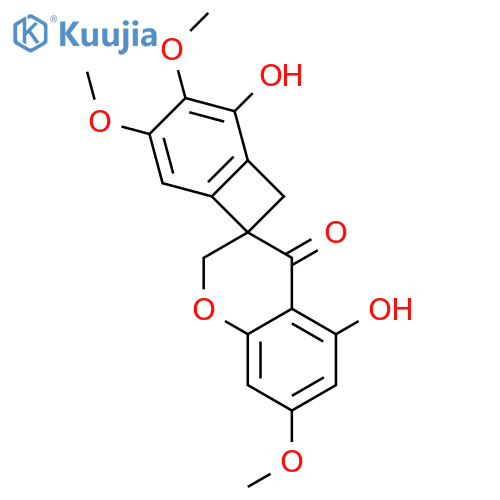 Muscomosin; (R)-form, 2'-Hydroxy, 4',7-di-Me ether structure