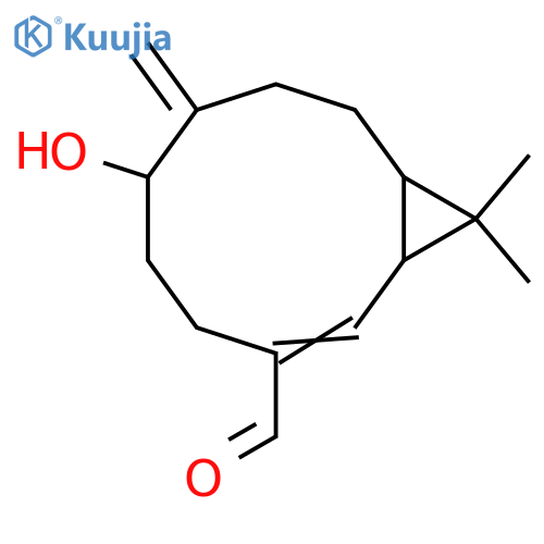1-Hydroxy-4,10(14)-bicyclogermacradien-15-al; (1α,4E,6β,7β)-form structure