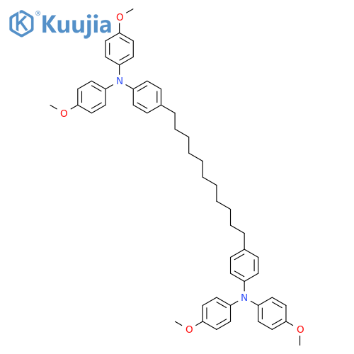 Benzenamine, 4,4'-(1,11-undecanediyl)bis[N,N-bis(4-methoxyphenyl)- structure