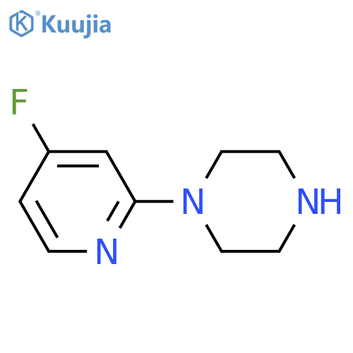 1-(4-fluoropyridin-2-yl)piperazine structure
