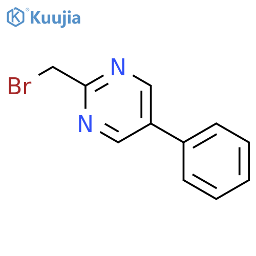 Pyrimidine,2-(bromomethyl)-5-phenyl- structure
