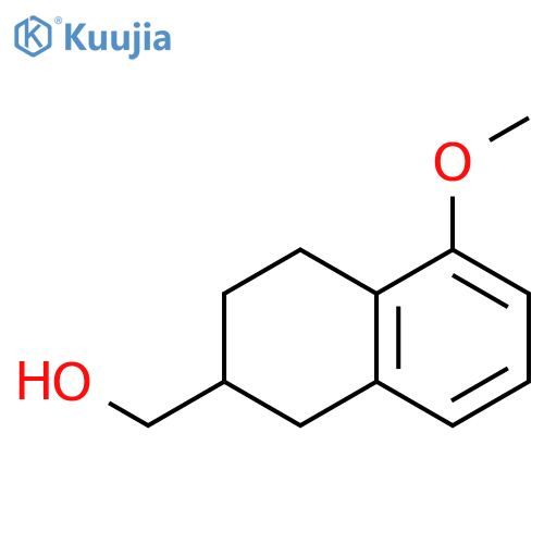(5-methoxy-1,2,3,4-tetrahydronaphthalen-2-yl)methanol structure