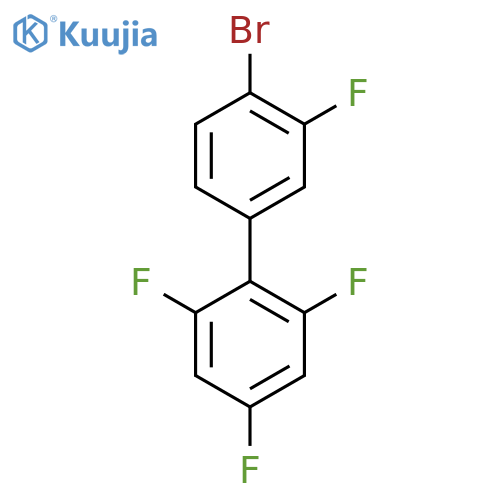 4'-Bromo-2,3',4,6-tetrafluoro-1,1'-biphenyl structure