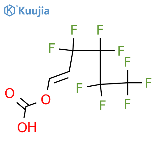 3,3,4,4,5,5,6,6,6-Nonafluorohexyl-1-ene carbonate structure