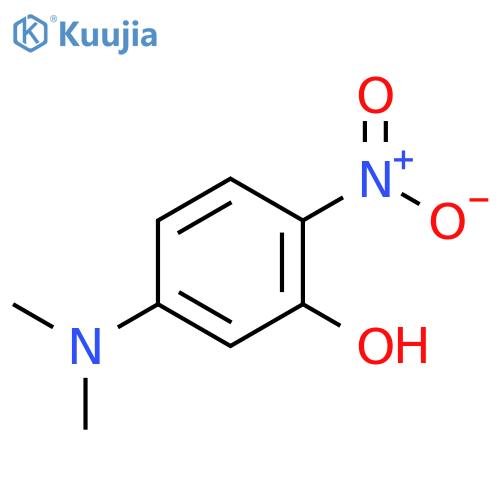5-(dimethylamino)-2-nitrophenol structure