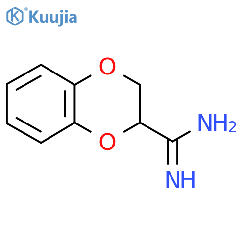2,3-dihydro-1,4-benzodioxine-2-carboximidamide structure