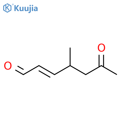 2-Heptenal,4-methyl-6-oxo-, (E)- (9CI) structure