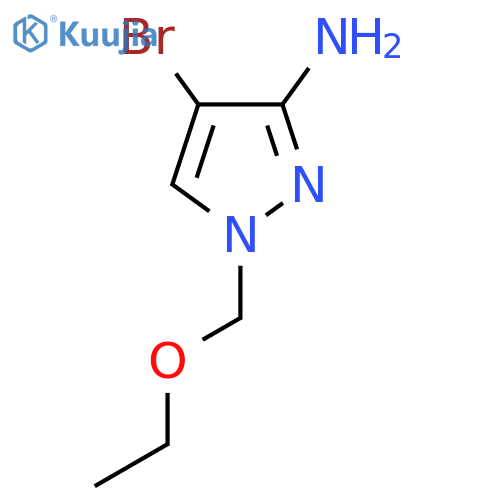 4-Bromo-1-(Ethoxymethyl)-1h-pyrazol-3-amine structure