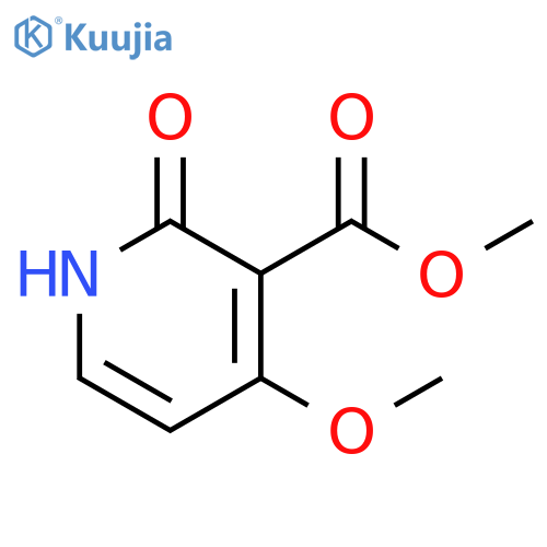 methyl 4-methoxy-2-oxo-1,2-dihydropyridine-3-carboxylate structure