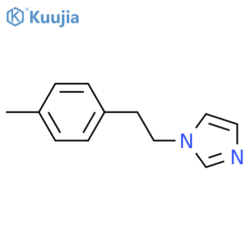 1H-Imidazole, 1-[2-(4-methylphenyl)ethyl]- structure