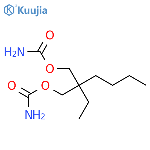1,3-Propanediol,2-butyl-2-ethyl-, 1,3-dicarbamate structure