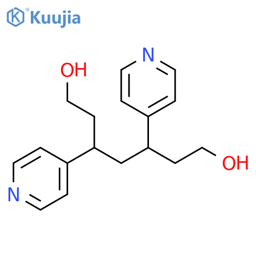 3,5-Bis(pyridin-4-yl)heptane-1,7-diol structure