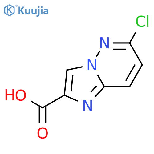 6-Chloroimidazo[1,2-b]pyridazine-2-carboxylic acid structure