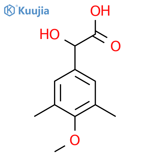 2-hydroxy-2-(4-methoxy-3,5-dimethylphenyl)acetic acid structure