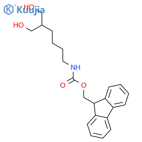2-(N-Fmoc-4-aminobutyl)-1,3-propanediol structure