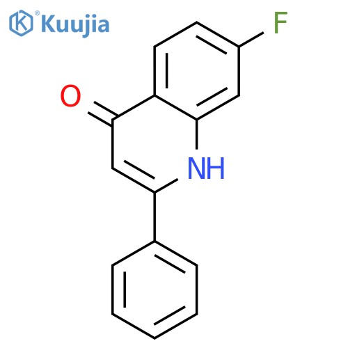 4(1H)-Quinolinone,7-fluoro-2-phenyl- structure
