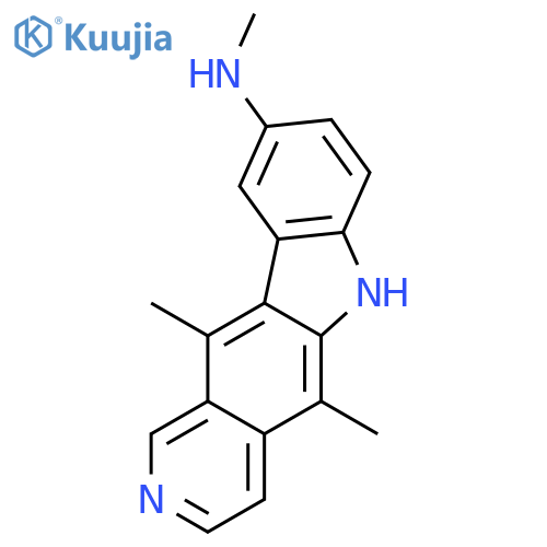 6H-Pyrido[4,3-b]carbazol-9-amine, N,5,11-trimethyl- structure