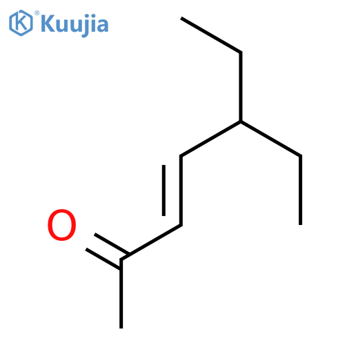 5-ethylhept-3-en-2-one structure