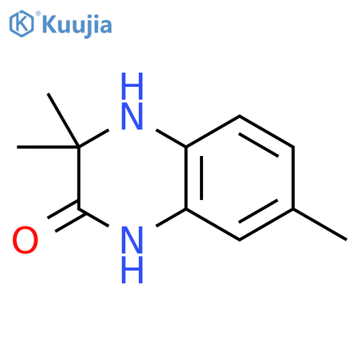 2(1H)-Quinoxalinone,3,4-dihydro-3,3,7-trimethyl- structure