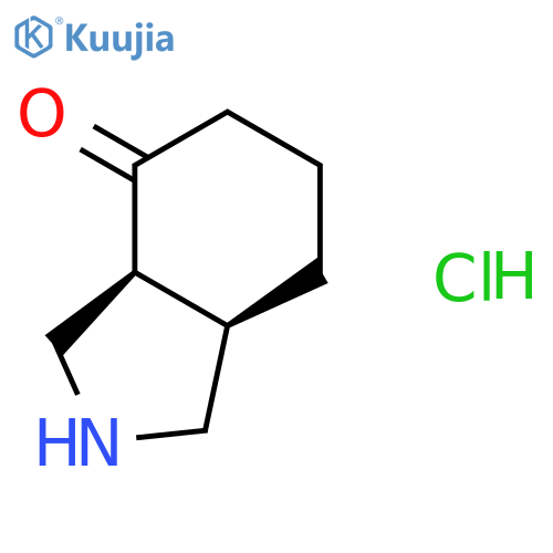 Octahydro-isoindol-4-one hydrochloride structure