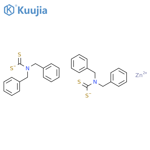 Dibenzyldithiocarbamic Acid Zinc Salt structure