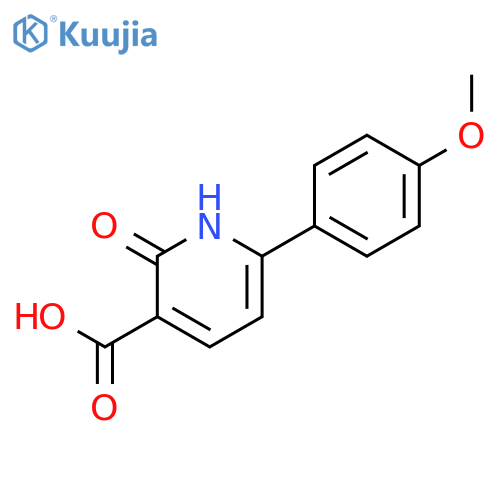 6-(4-Methoxyphenyl)-2-oxo-1,2-dihydropyridine-3-carboxylic acid structure