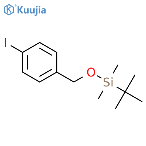 tert-butyl(4-iodophenyl)methoxydimethylsilane structure