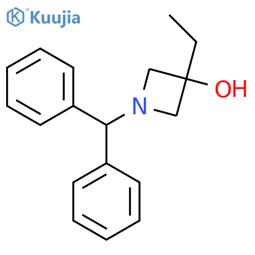 1-Benzhydryl-3-ethylazetidin-3-ol structure