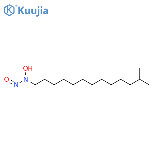 1-Tridecanamine,N-hydroxy-12-methyl-N-nitroso- structure