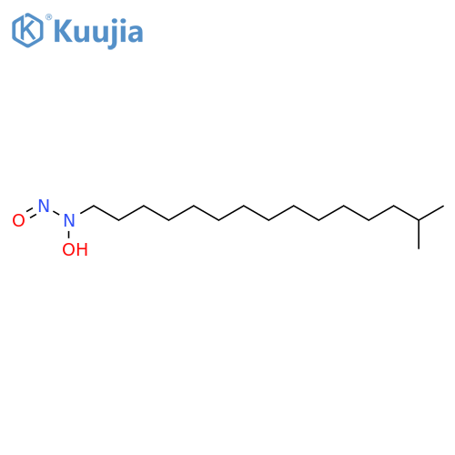 1-Pentadecanamine,N-hydroxy-14-methyl-N-nitroso- structure