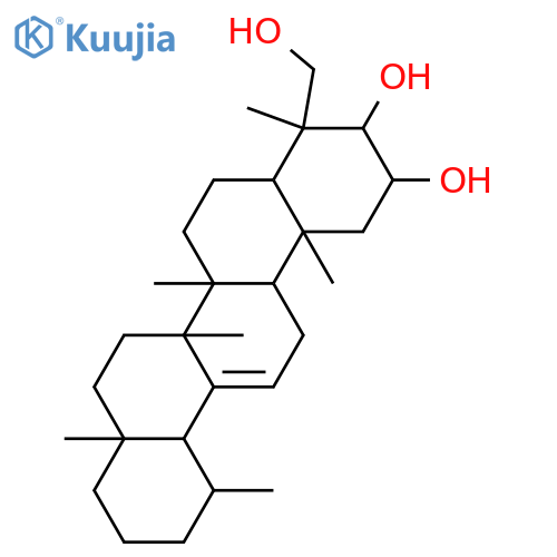 30-Nor-12-ursene-2,3,23-triol; (2α,3β)-form structure