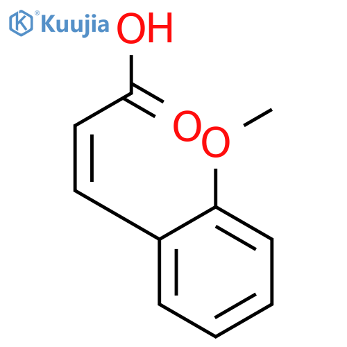 cis-2-Methoxycinnamic acid structure