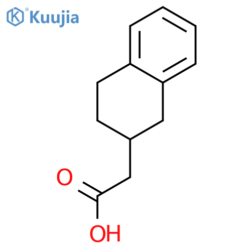 2-(1,2,3,4-tetrahydronaphthalen-2-yl)acetic acid structure