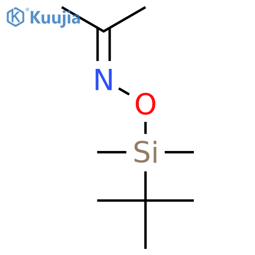 2-Propanone, O-[(1,1-dimethylethyl)dimethylsilyl]oxime structure